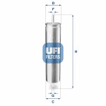 UFI  Degvielas filtrs 31.925.00