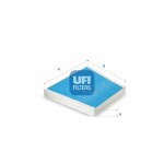 UFI  Filter, salongiõhk ARGENTIUM 34.133.00