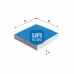 UFI  Filter,  cabin air ARGENTIUM 34.227.00