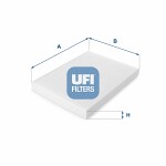 UFI  Filter, salongiõhk 53.006.00