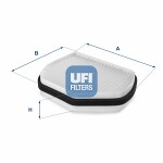UFI  Filter, salongiõhk 53.007.00