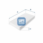 UFI  Filter, salongiõhk 53.034.00
