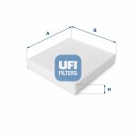 UFI  Фильтр,  воздух во внутренном пространстве 53.129.00