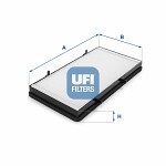 UFI  Filter,  cabin air 53.131.00