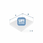 UFI  Filter,  cabin air 53.149.00