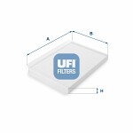 UFI  filtras, salono oras 53.152.00