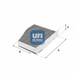 UFI  Filter,  cabin air 54.124.00