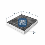 UFI  Фильтр,  воздух во внутренном пространстве 54.219.00