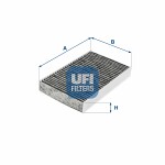 UFI  Filter,  cabin air 54.285.00