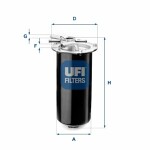 UFI  Топливный фильтр 55.411.01