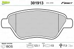 VALEO  Комплект тормозных колодок,  дисковый тормоз FIRST 301913