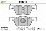 VALEO  Brake Pad Set,  disc brake 601311