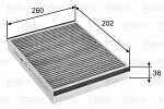  Filter,  cabin air VALEO PROTECT 715757