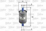 VALEO  Fuel Filter 587003