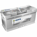VARTA  Стартерная аккумуляторная батарея SILVER dynamic AGM 12V 105Ач 950A 605901095J382