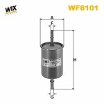 WIX FILTERS  Polttoainesuodatin WF8101