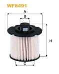 WIX FILTERS  Polttoainesuodatin WF8491