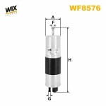 WIX FILTERS  Polttoainesuodatin WF8576