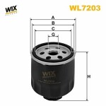 WIX FILTERS  Масляный фильтр WL7203
