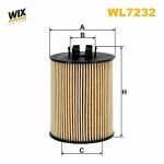 WIX FILTERS  Масляный фильтр WL7232