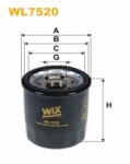 WIX FILTERS  Масляный фильтр WL7520