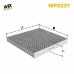 WIX FILTERS  Filter,  cabin air WP2227