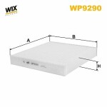 WIX FILTERS  Filter,  cabin air WP9290