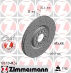 ZIMMERMANN  Тормозной диск SPORT COAT Z 100.1240.52
