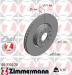 ZIMMERMANN  Brake Disc COAT Z 100.3300.20