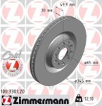 ZIMMERMANN  Brake Disc COAT Z 100.3301.20