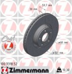 ZIMMERMANN  Тормозной диск SPORT COAT Z 100.3318.52