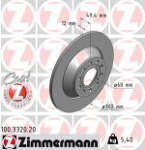 ZIMMERMANN  Bremžu diski COAT Z 100.3320.20