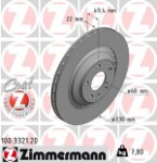 ZIMMERMANN  Тормозной диск COAT Z 100.3321.20