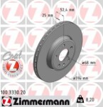 ZIMMERMANN  Тормозной диск COAT Z 100.3330.20