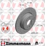 ZIMMERMANN  Тормозной диск SPORT COAT Z 150.1272.52