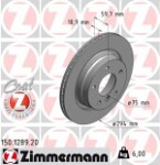 ZIMMERMANN  Brake Disc COAT Z 150.1289.20