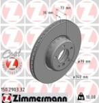 ZIMMERMANN  Тормозной диск FORMULA F COAT Z 150.2903.32