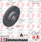 ZIMMERMANN  Тормозной диск BLACK Z 150.2903.54