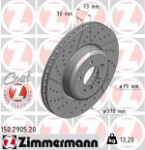 ZIMMERMANN  Тормозной диск COAT Z 150.2905.20