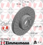 ZIMMERMANN  Тормозной диск FORMULA F 150.2906.32