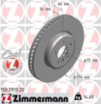 ZIMMERMANN  Тормозной диск COAT Z 150.2913.20