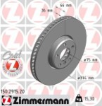 ZIMMERMANN  Тормозной диск COAT Z 150.2915.20