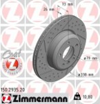 ZIMMERMANN  Brake Disc COAT Z 150.2935.20