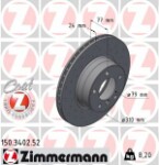 ZIMMERMANN  Тормозной диск SPORT COAT Z 150.3402.52