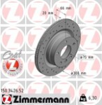 ZIMMERMANN  Brake Disc SPORT BRAKE DISC Z 150.3426.52