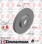 ZIMMERMANN  Brake Disc COAT Z 150.3447.20