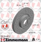 ZIMMERMANN  Brake Disc SPORT BRAKE DISC Z 150.3448.52