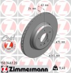 ZIMMERMANN  stabdžių diskas COAT Z 150.3461.20