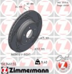 ZIMMERMANN  Тормозной диск BLACK Z 150.3461.55