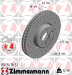 ZIMMERMANN  Brake Disc SPORT BRAKE DISC Z 150.3478.52